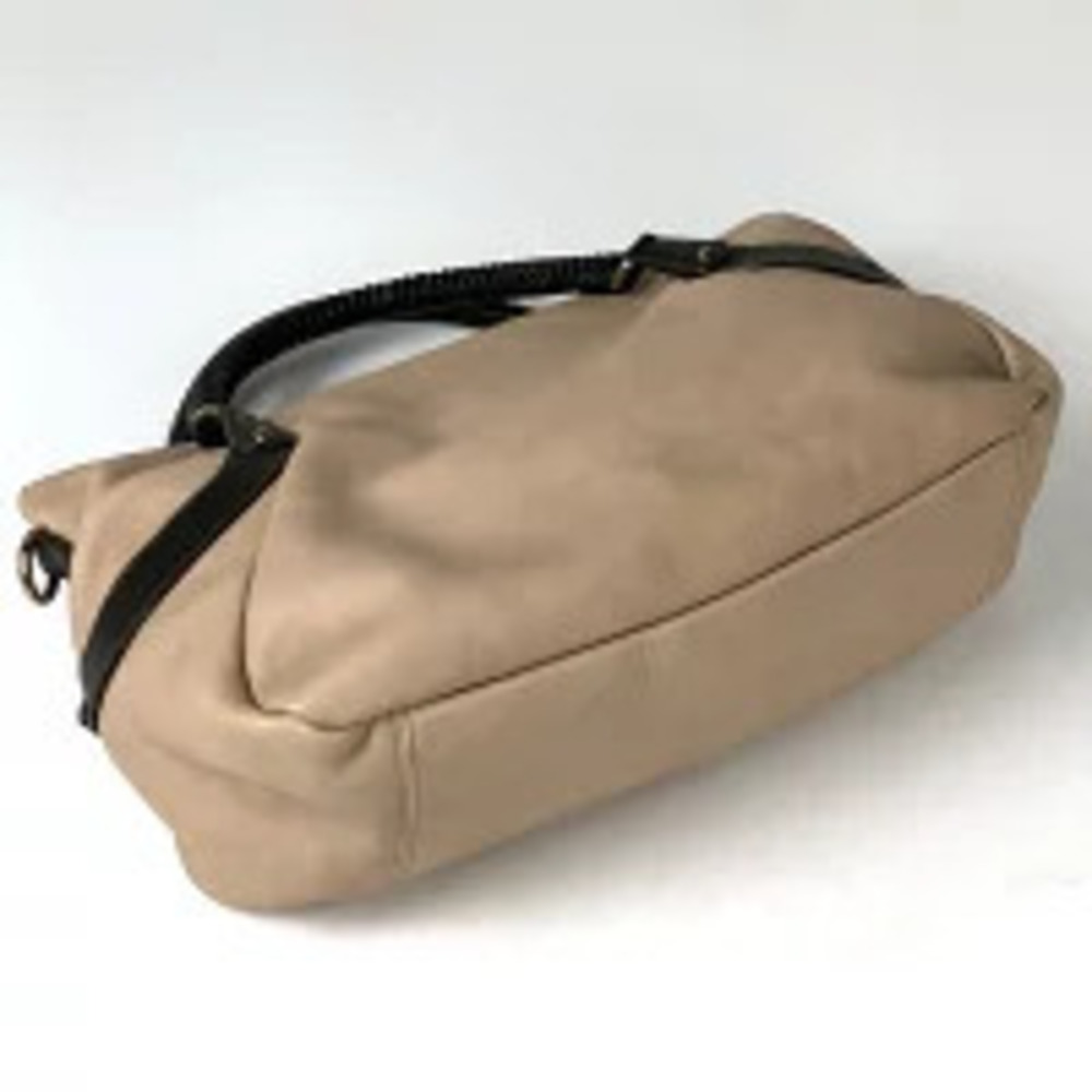 Salvatore Ferragamo 2way Bag Brown Shoulder Leather Gancini Brown